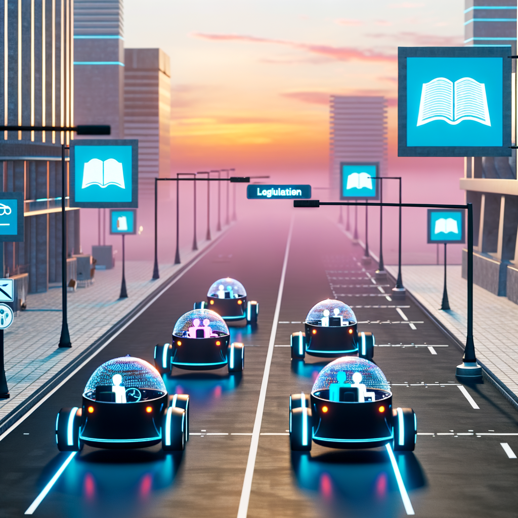 AI-driven cars navigate legislative roadmap.