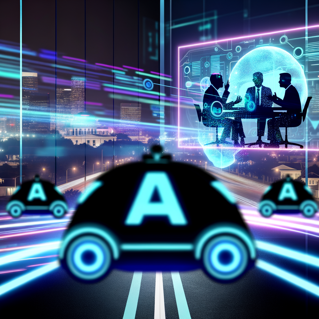 Autonomous cars shaping AI-driven legislative future.