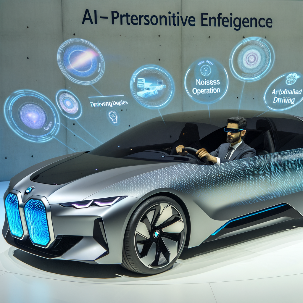 BMW iX showcasing cutting-edge AI technology.