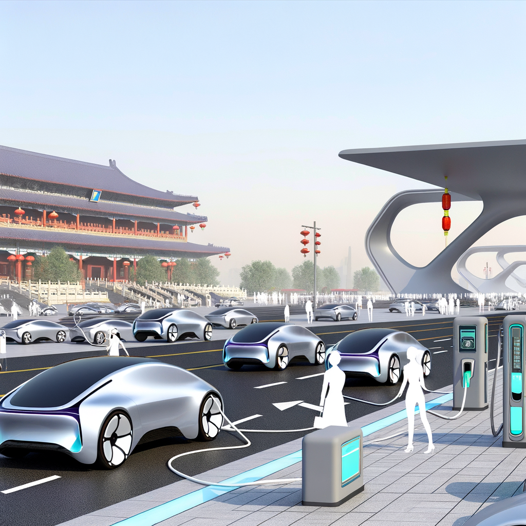 China drives future with electric vehicles.