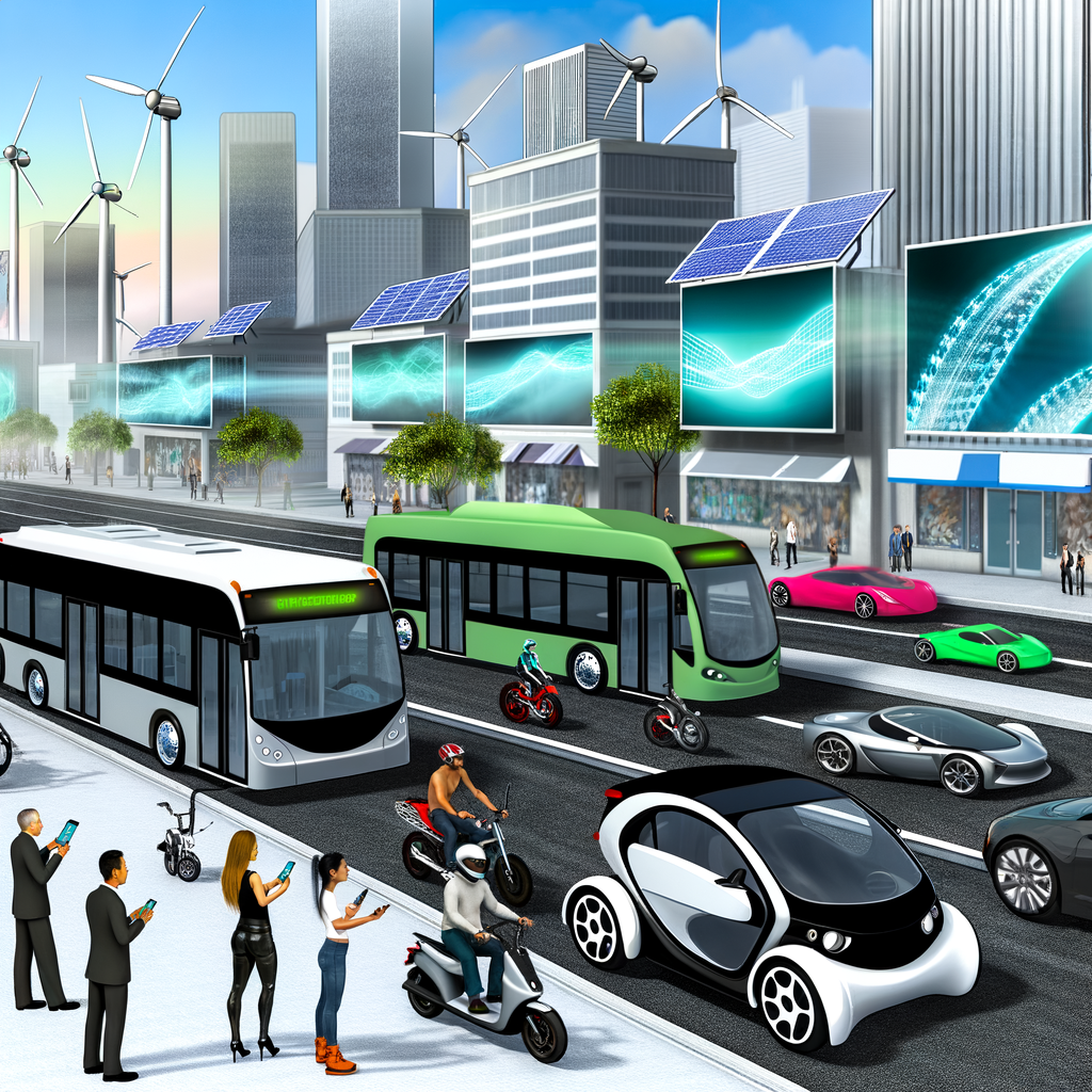 Electric cars and tech shaping future.