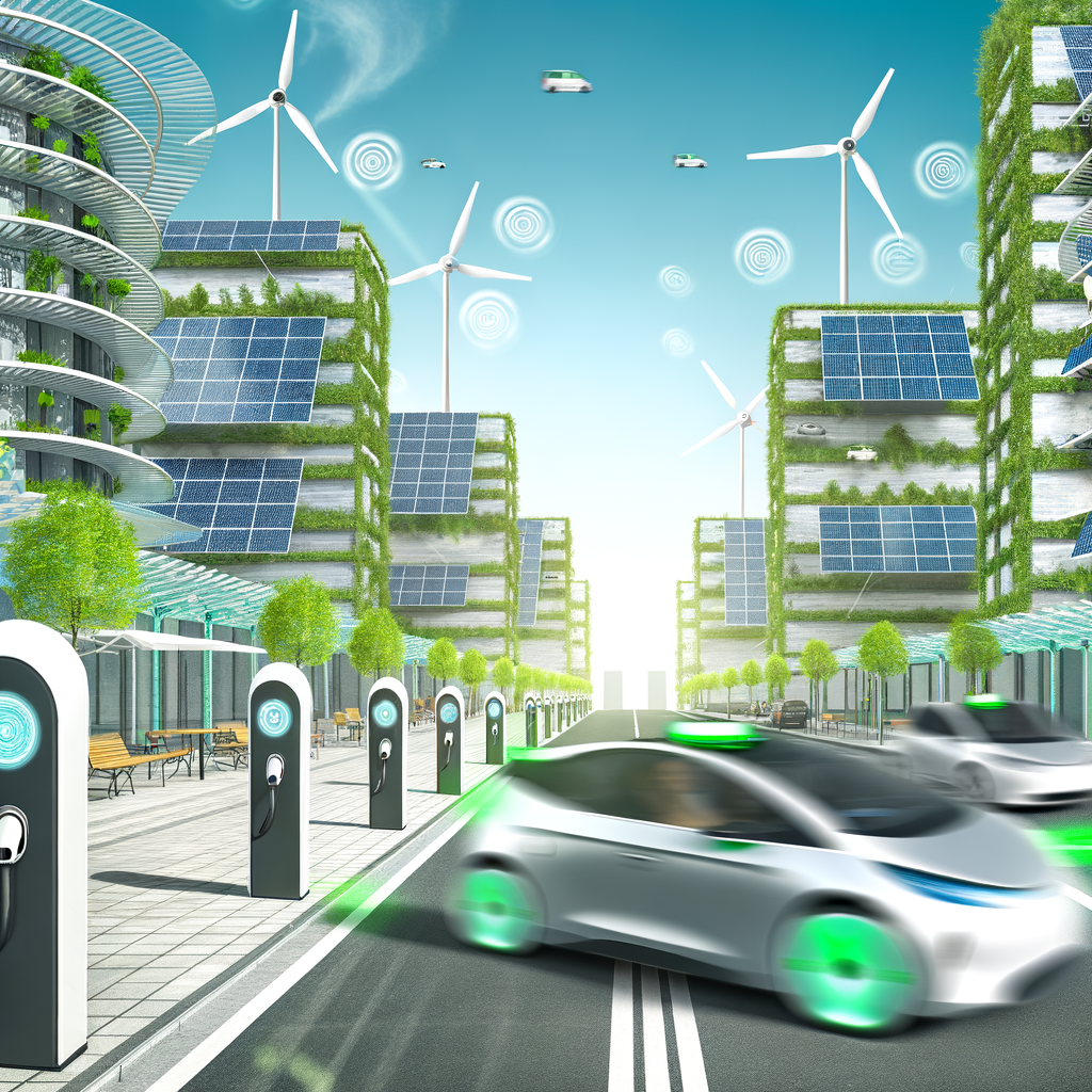 Electric cars, autonomous tech, green innovation.