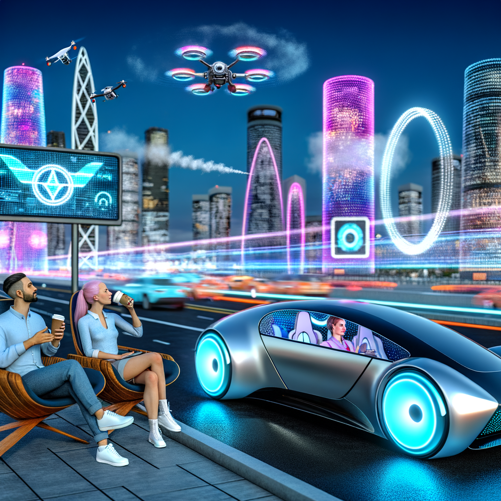 Futuristic cars showcasing advanced technology trends.