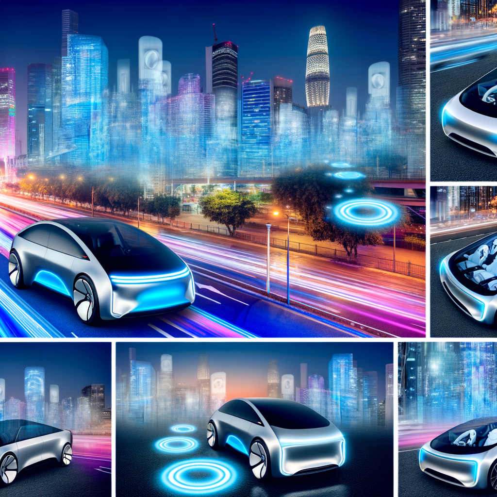 Futuristic cars showcasing electric and autonomous features.