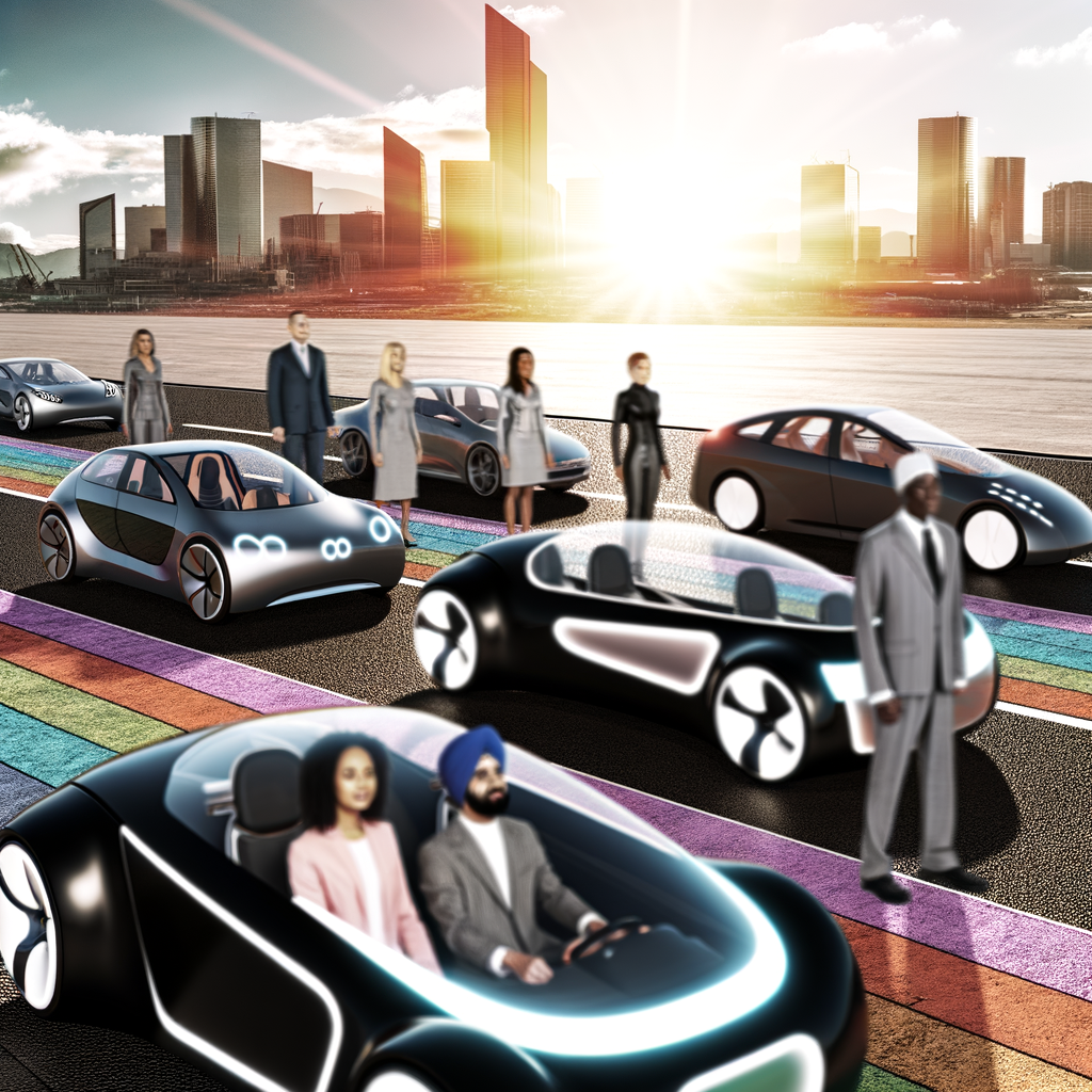 Futuristic cars showcasing technology and sustainability.