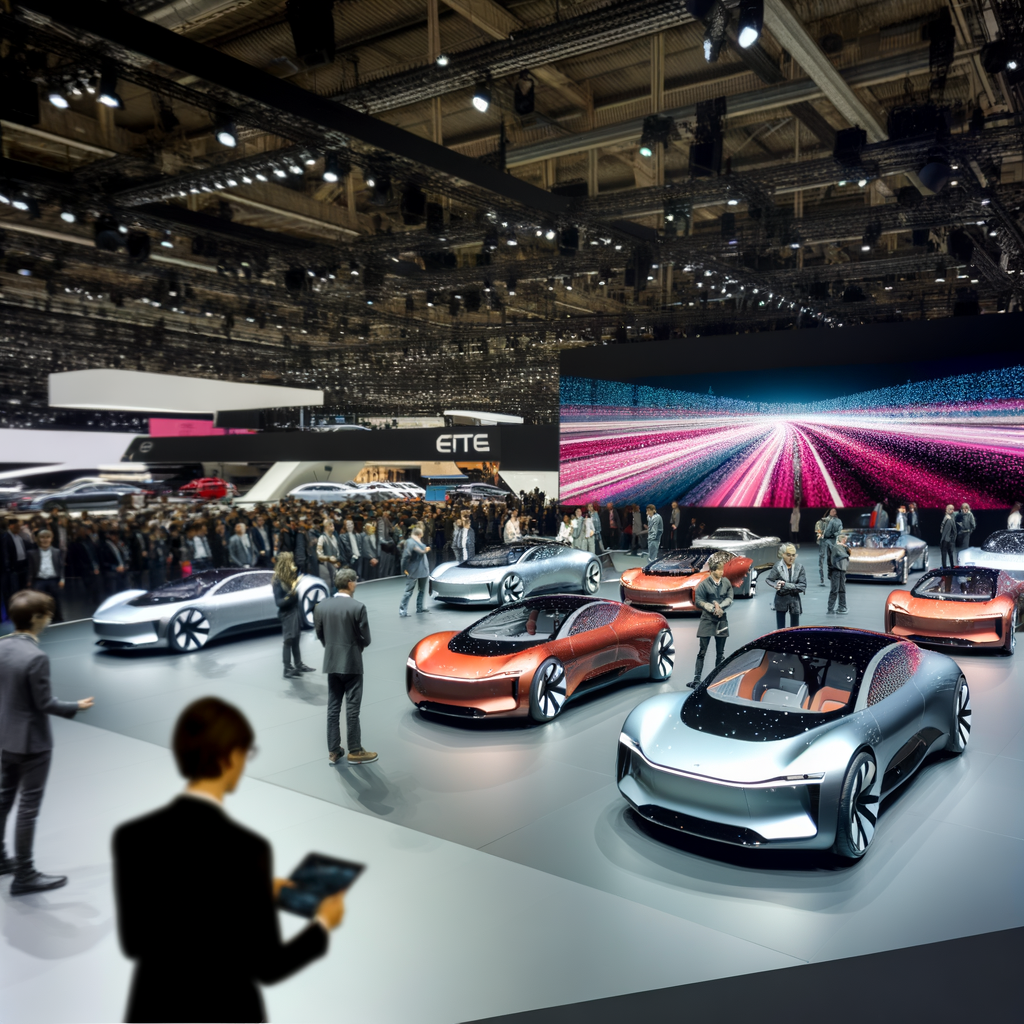 Luxury electric cars unveil future trends.