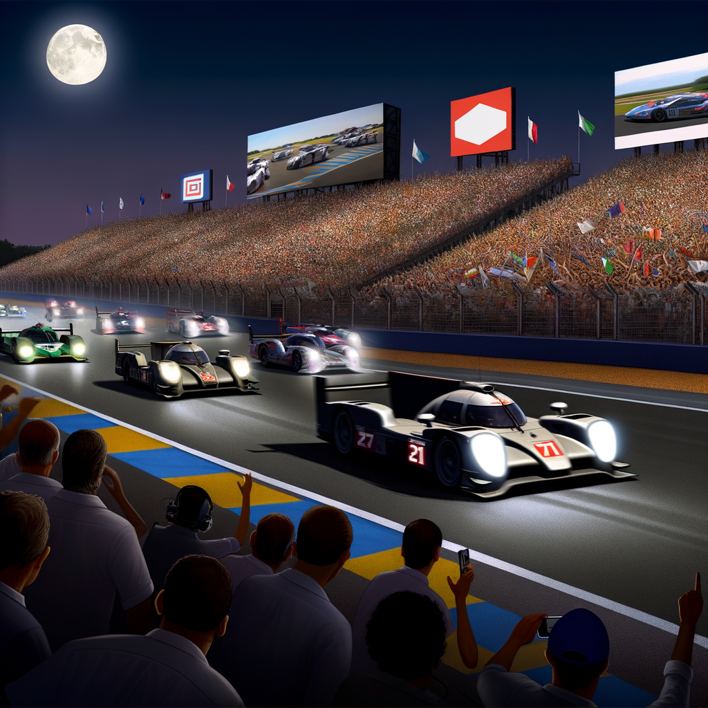 Thrilling night race at Le Mans.