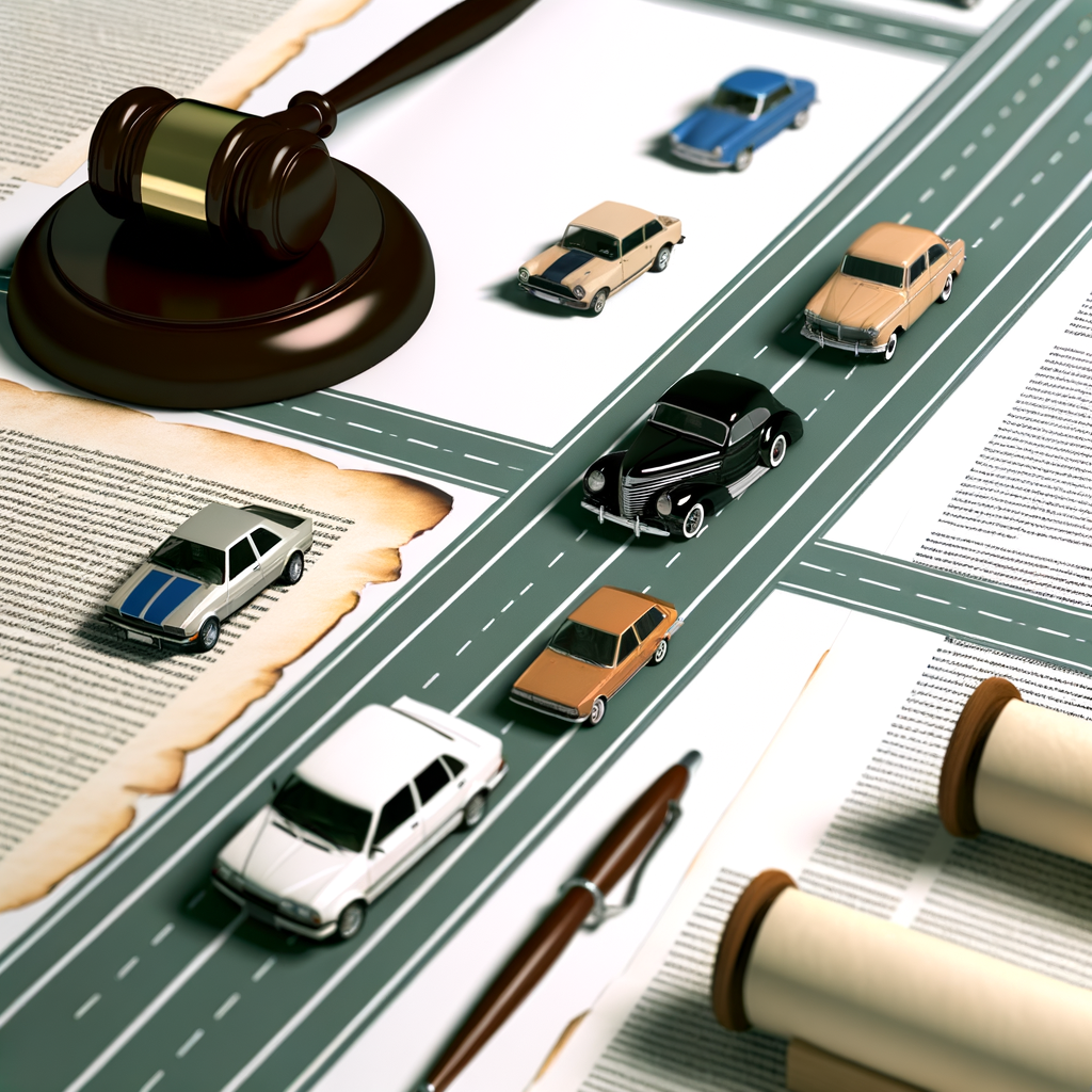 AI-generated roadmap intertwining politics and cars.