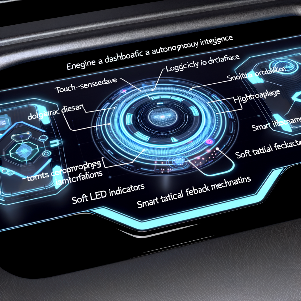 Audi's futuristic AI-driven autonomous vehicle dashboard.