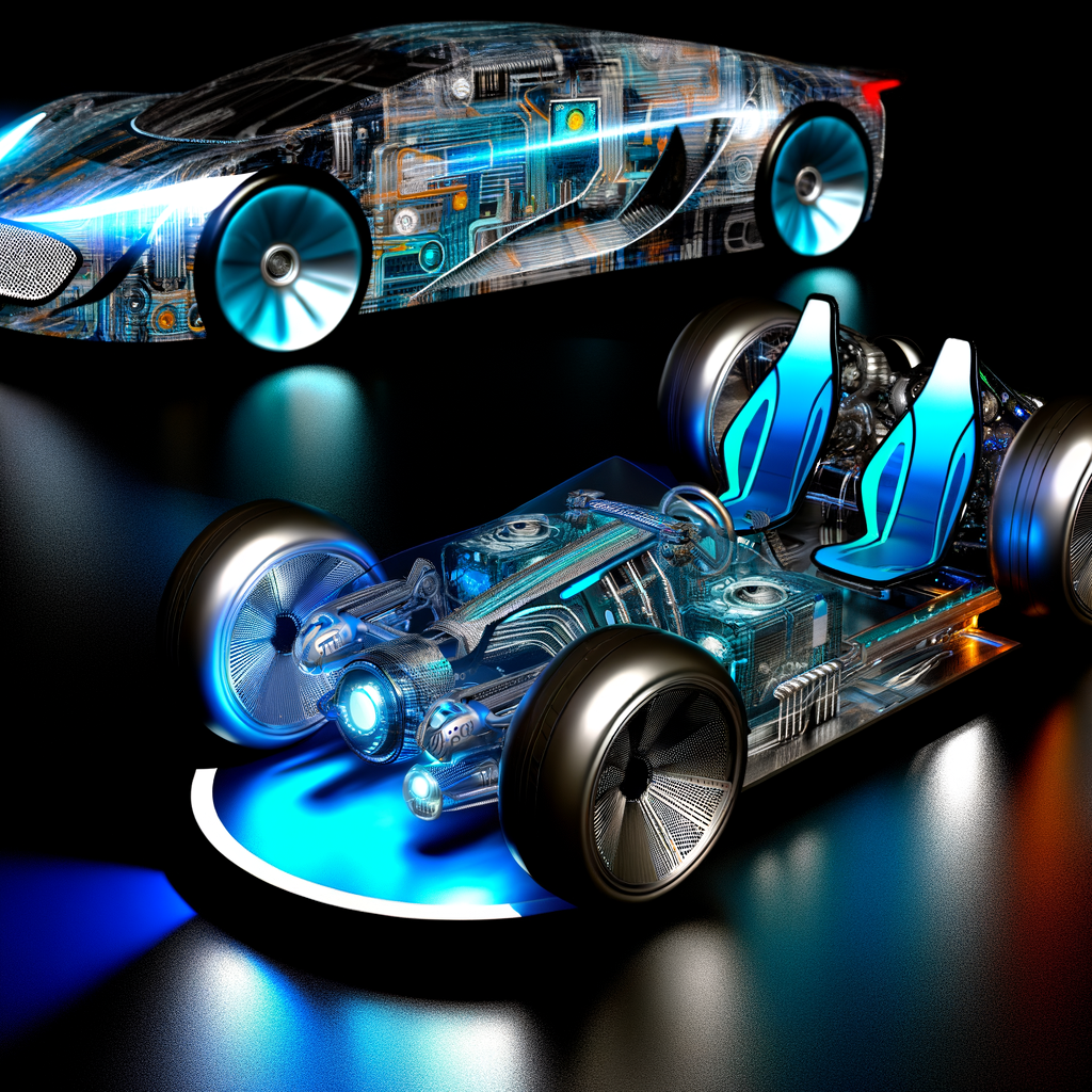 Futuristic cars showcasing innovation and technology.