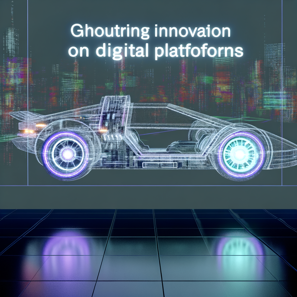 Futuristic cars showcasing innovation on digital platforms.