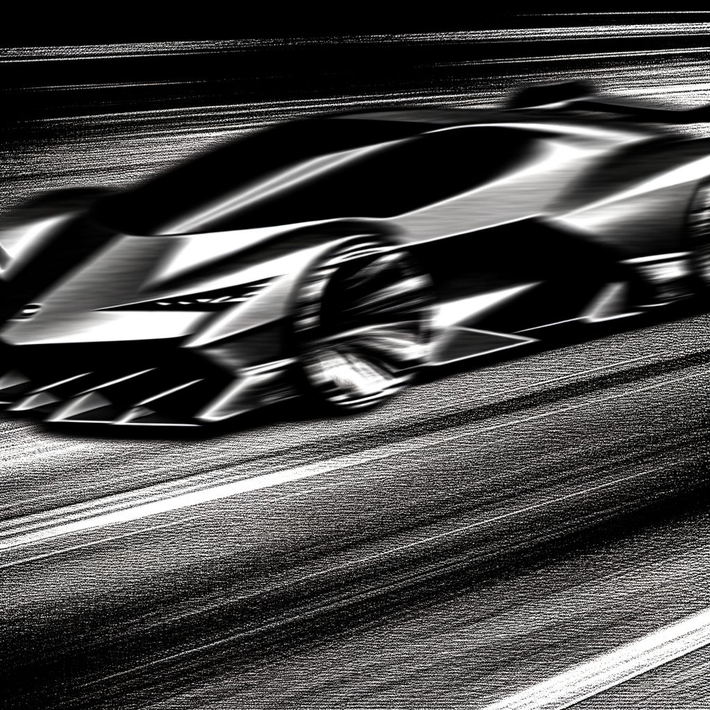 A sleek, futuristic Lamborghini in motion.