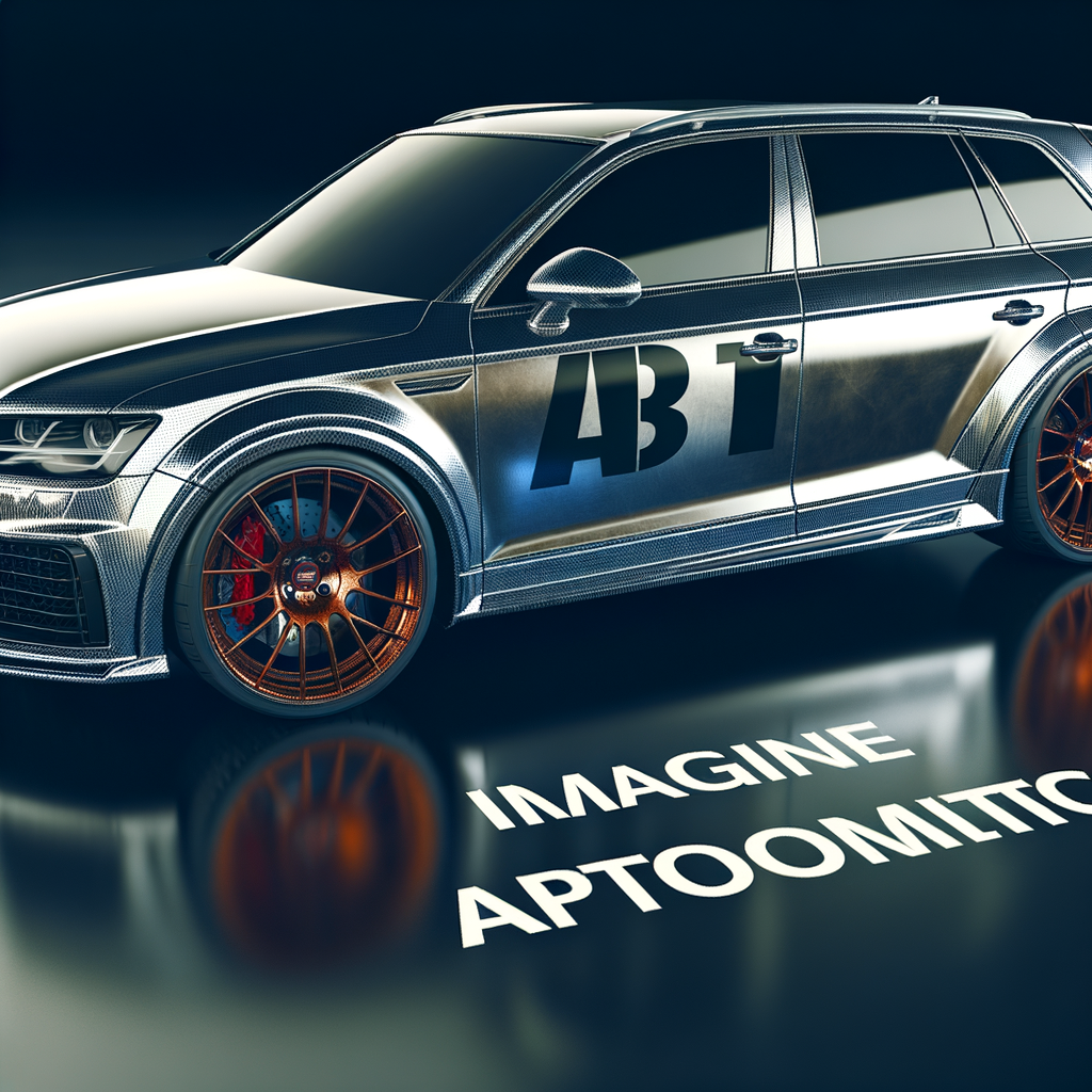 Customized ABT car showcasing power, precision.