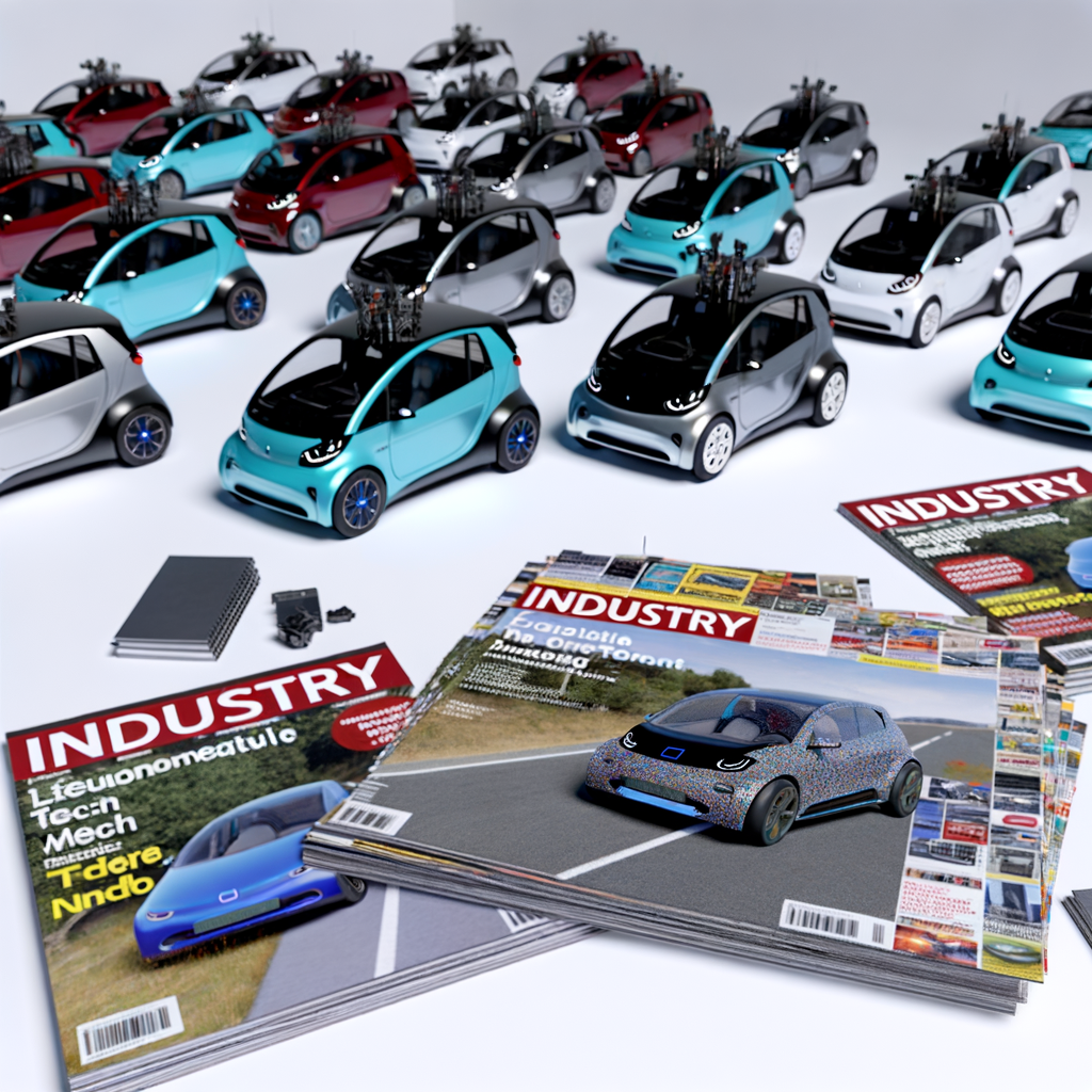 Electric cars, autonomous tech, industry magazines.