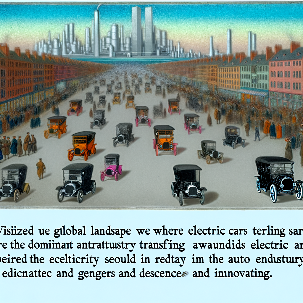 Electric cars lead, industry innovates globally.