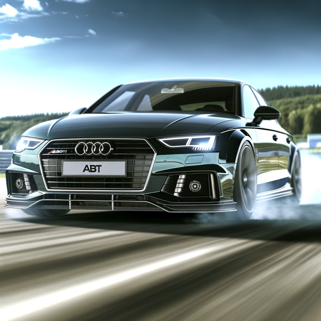 ABT-tuned Audi roars, style meets power.