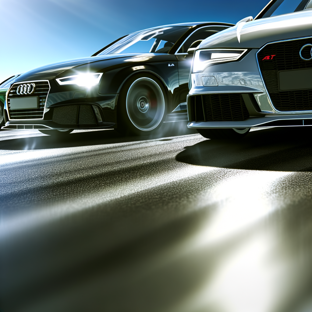 ABT-tuned Audi's dynamic power on display.