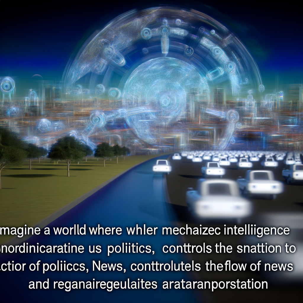 AI shapes future politics, news, transportation.