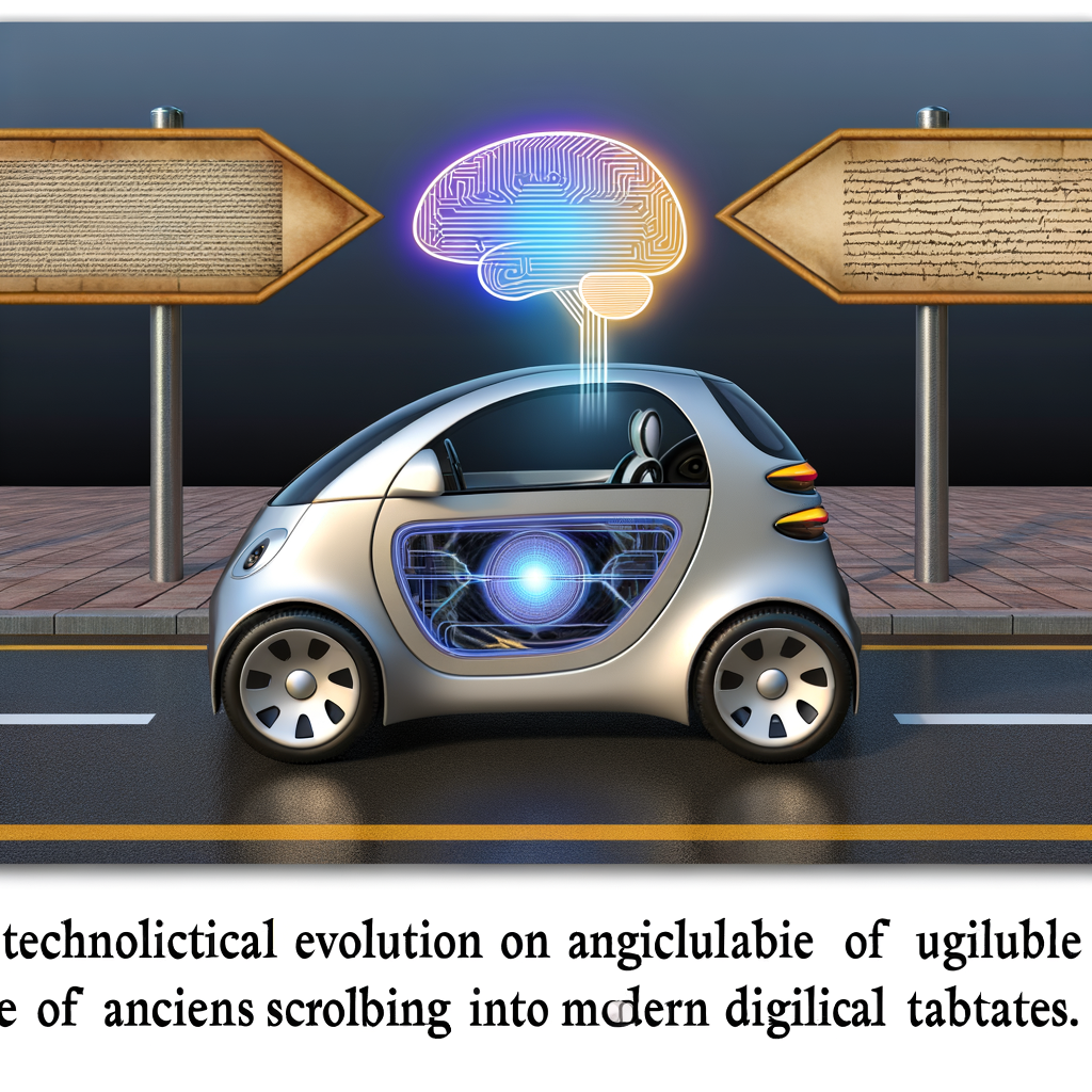 Autonomous car, AI brains, legislative evolution.