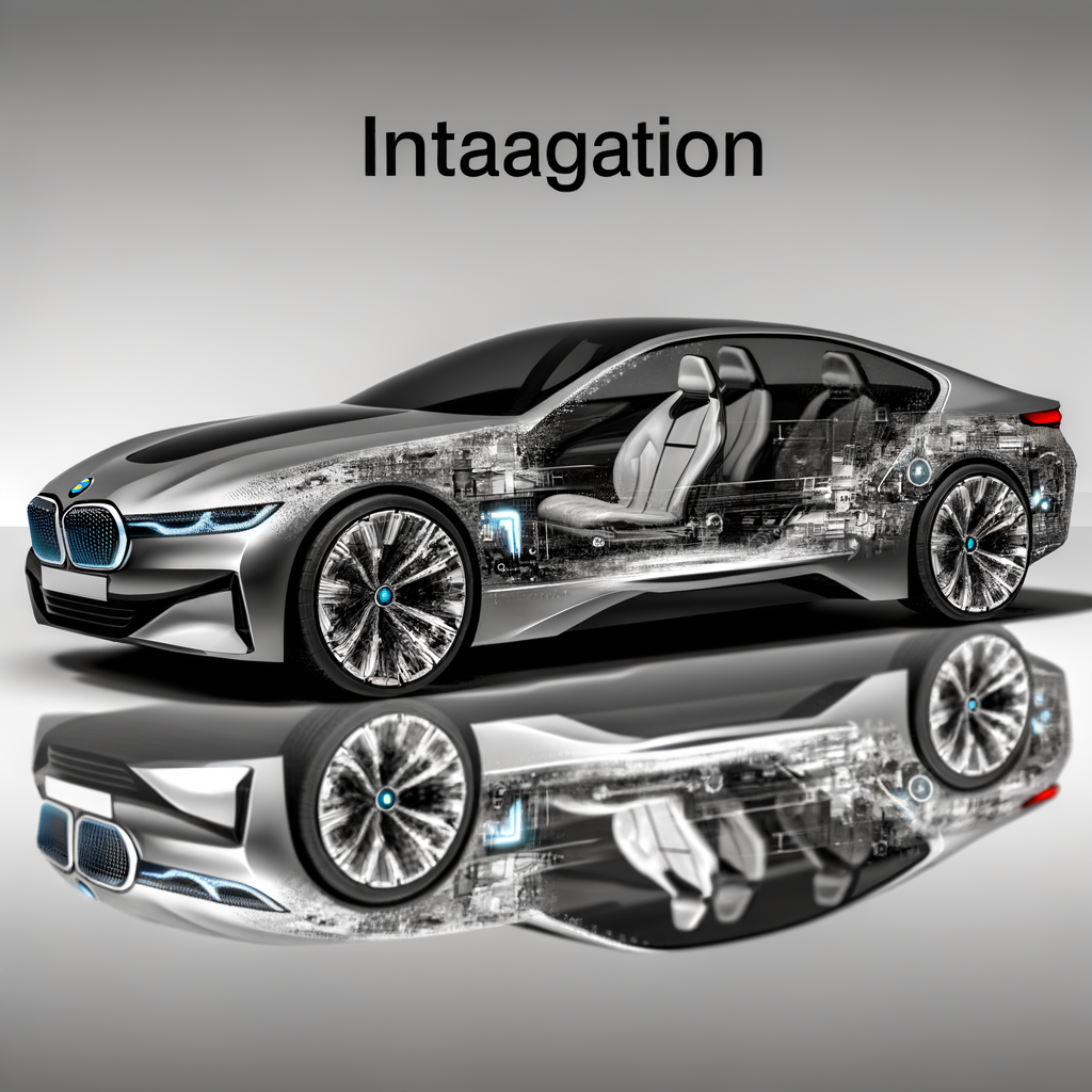 BMW's futuristic car with AI integration.