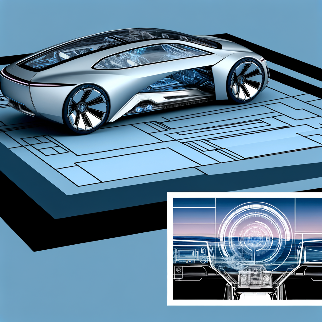 BMW's futuristic car with AI interface.