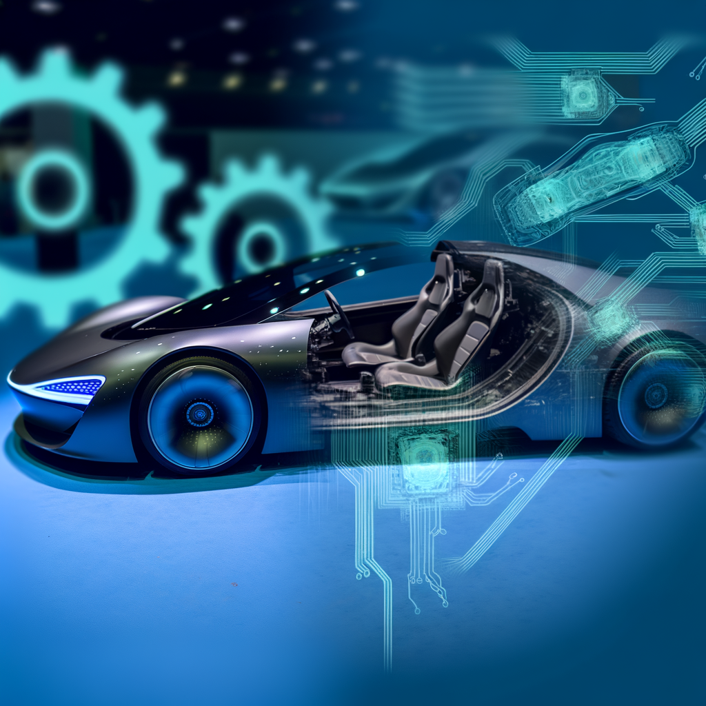 Dynamic automotive world embracing future trends.