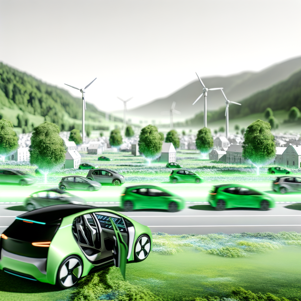 Electric cars, autonomous tech, green future.