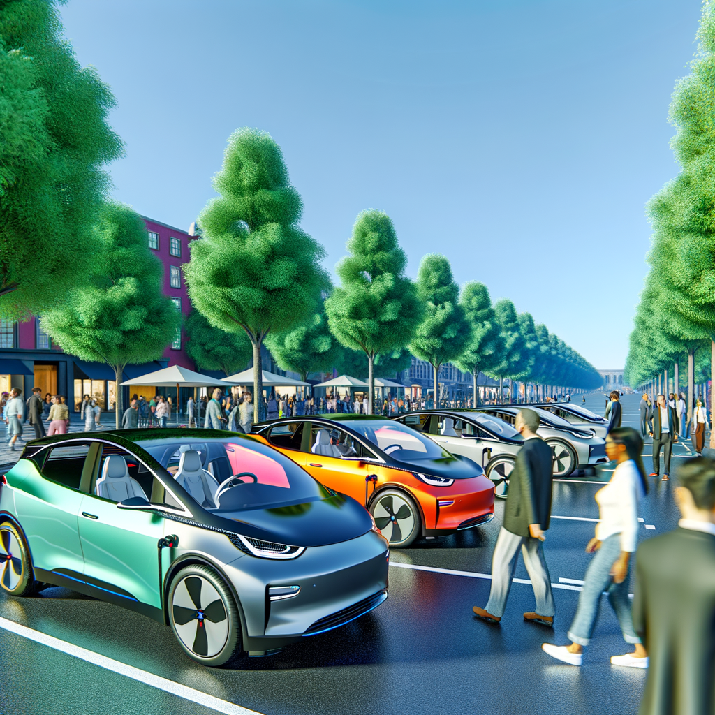 Electric cars lead sustainable driving revolution.