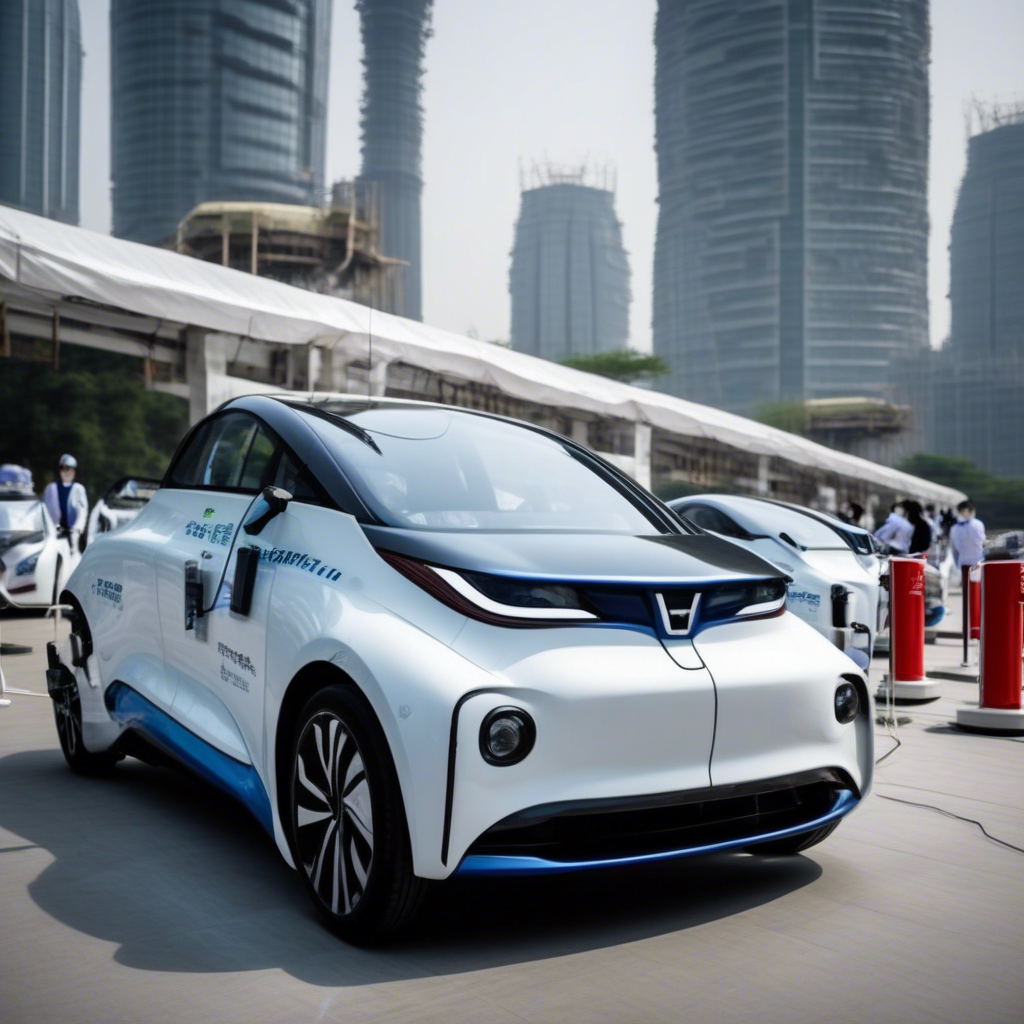 Electric cars race on China's horizon.