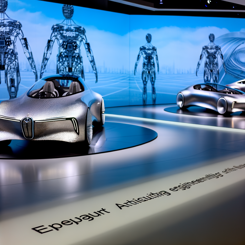 Futuristic BMW models showcasing advanced AI.