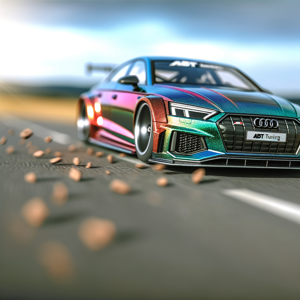 ABT-tuned Audi races with power, precision.