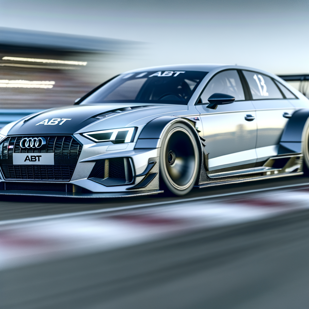 ABT-tuned Audi races with style, power.