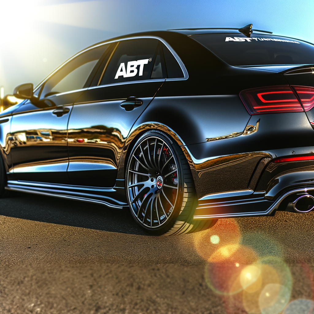 ABT-tuned car: sleek, powerful, uniquely enhanced.