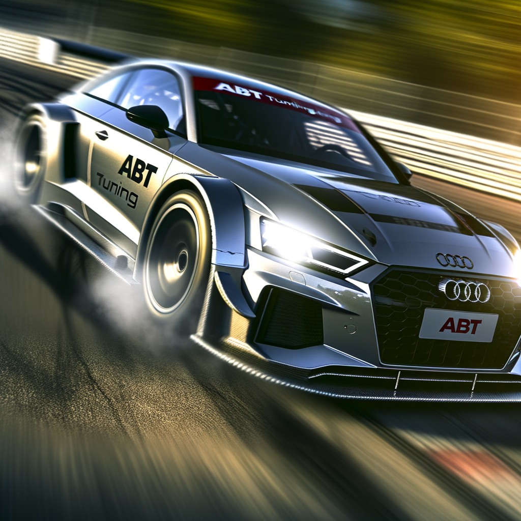 Audi racing, ABT tuning, dynamic excellence.