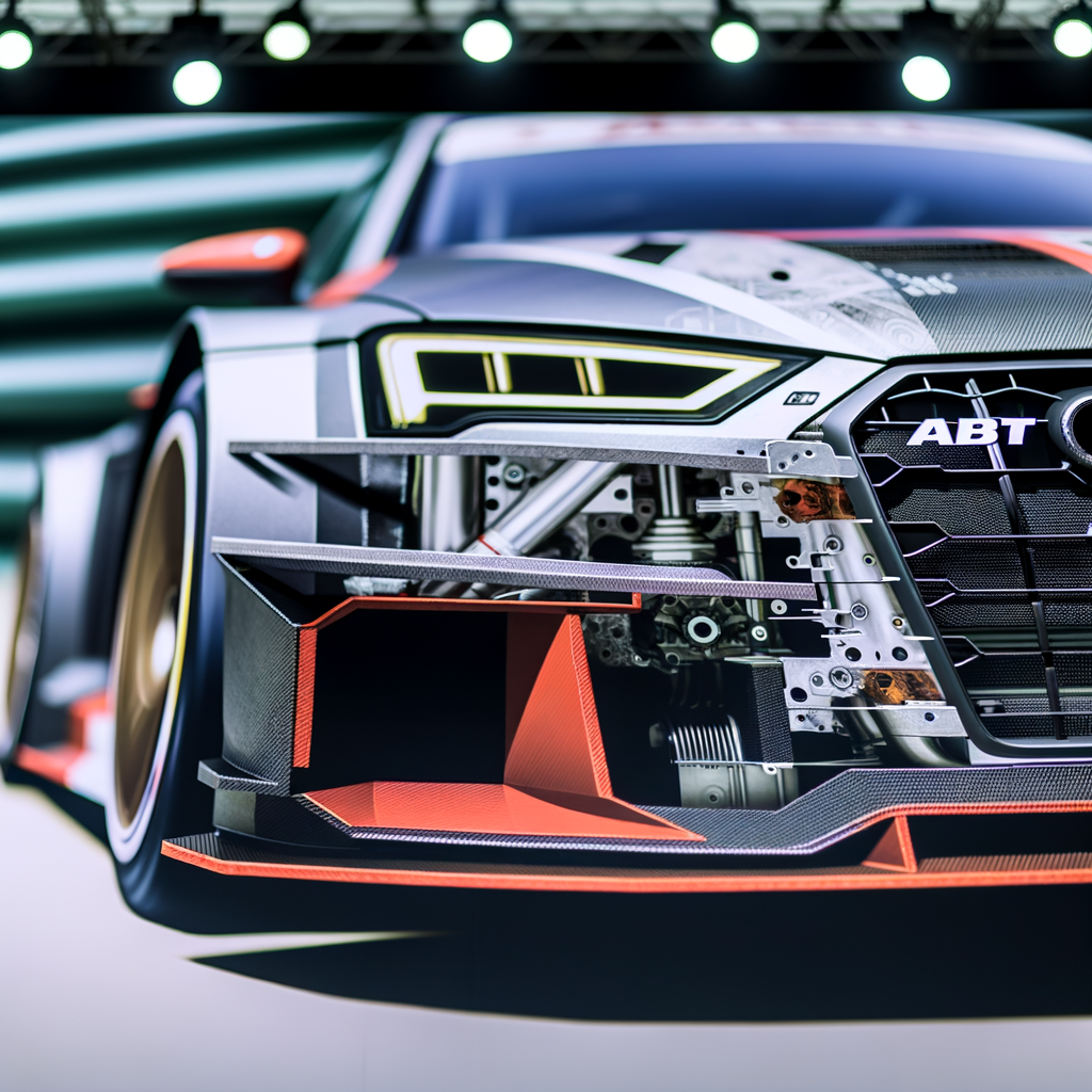 Customized Audi races with ABT flair.