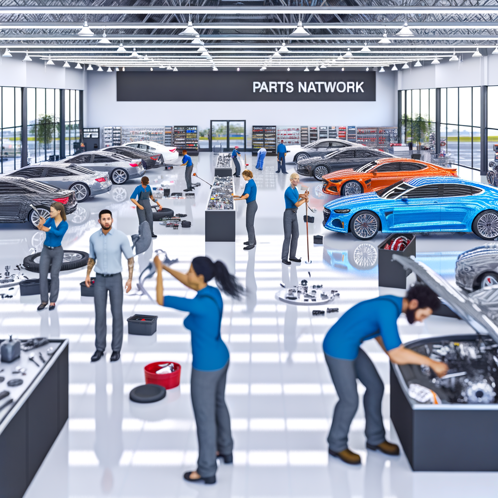 Dynamic dealership and parts network thriving.