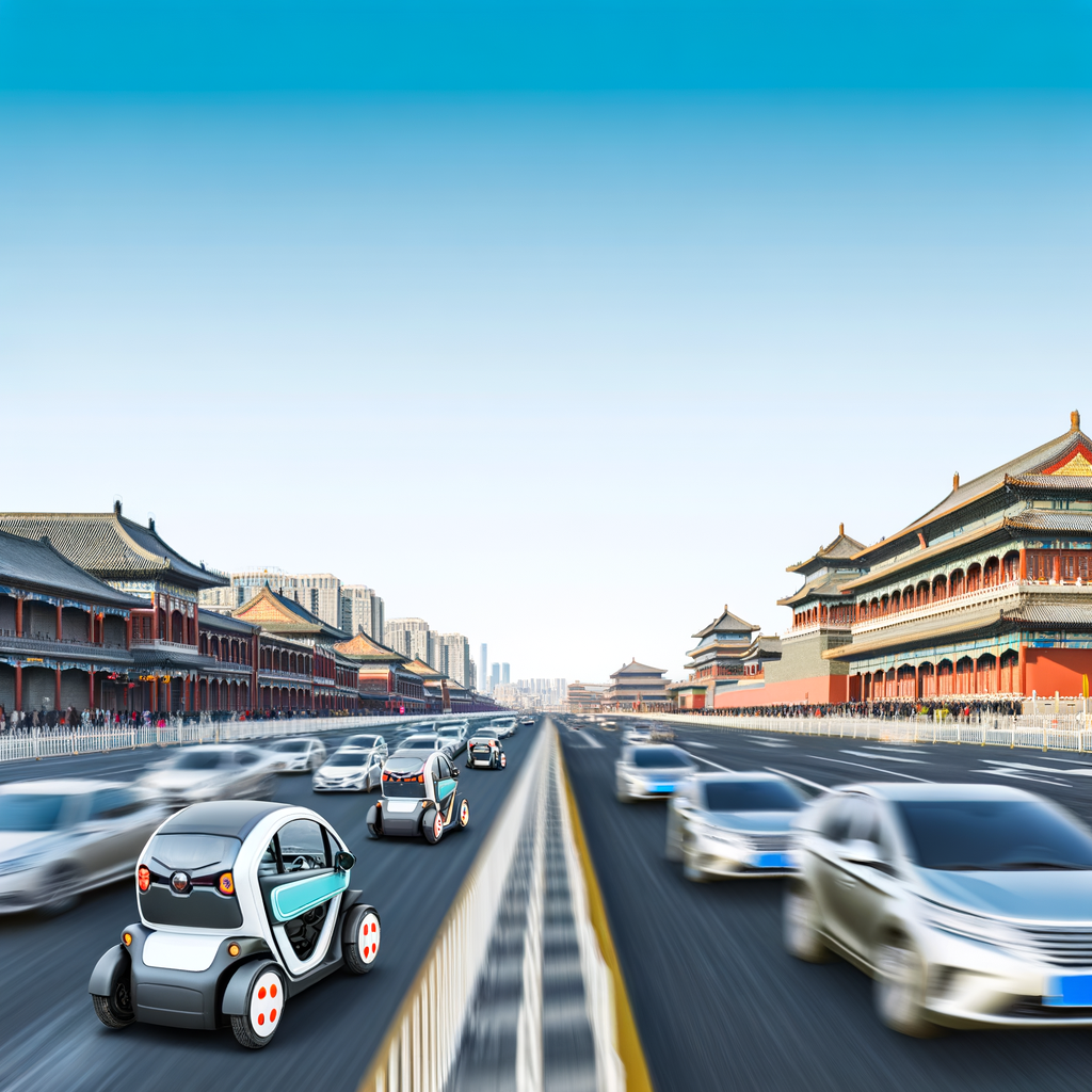 EVs cruising past traditional cars in China.