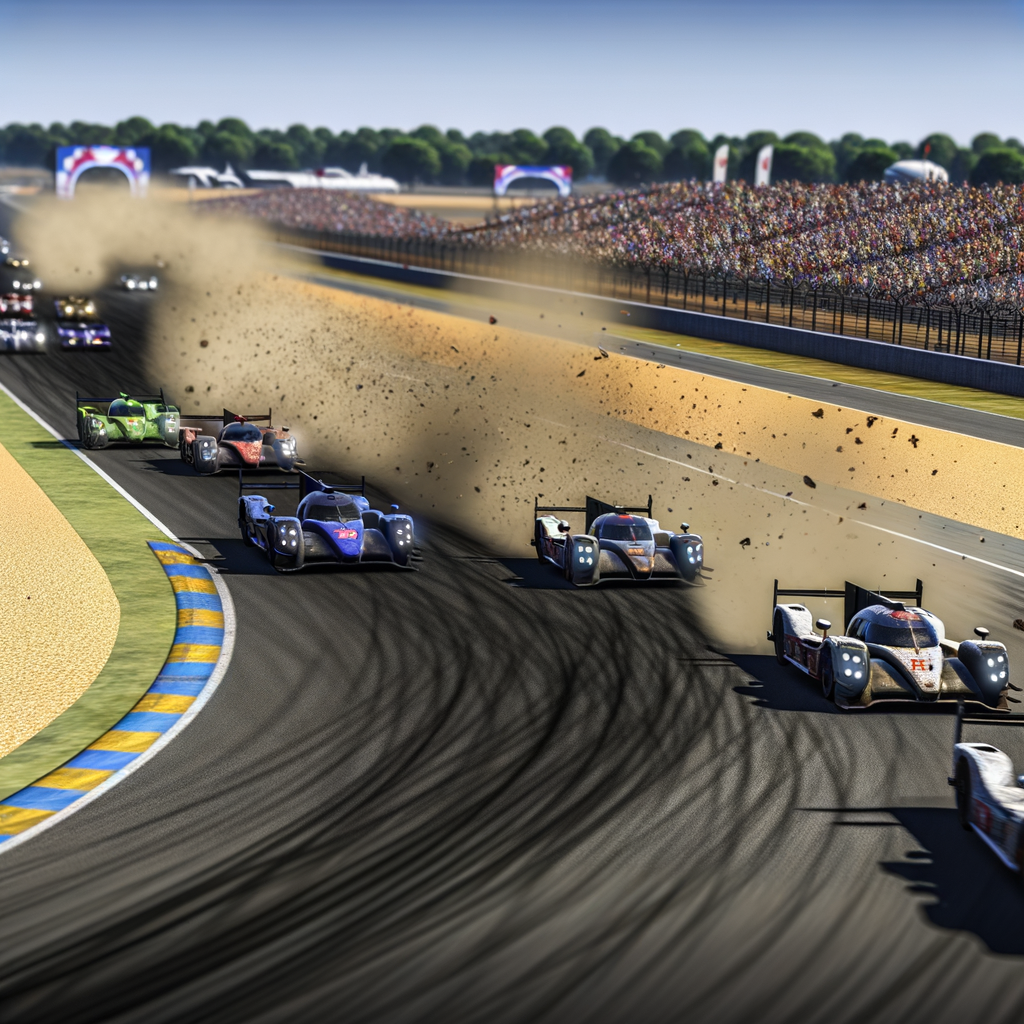 Le Mans race captured in photorealistic detail.