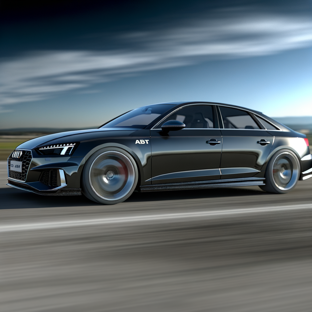 ABT-tuned Audi roars with sleek power.