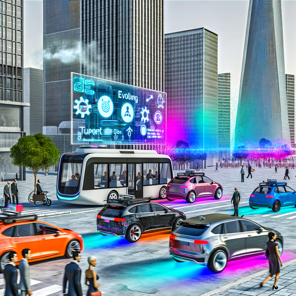 Autonomous cars shaping future transportation policies.