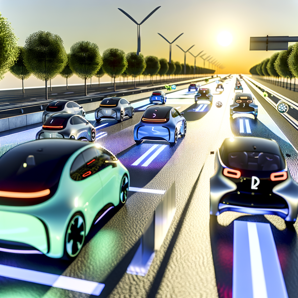 Electric cars and tech transform highways.