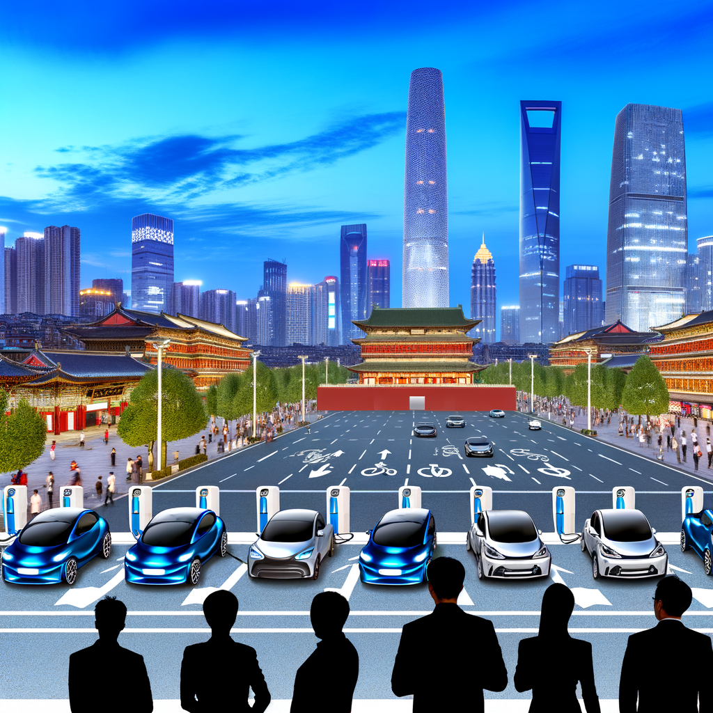 EVs dominate China's urban automotive landscape.