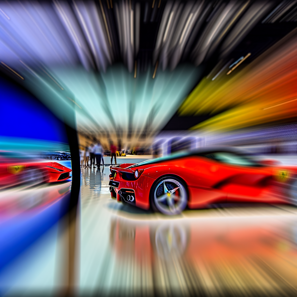 Ferrari supercar blurs lines between reality.