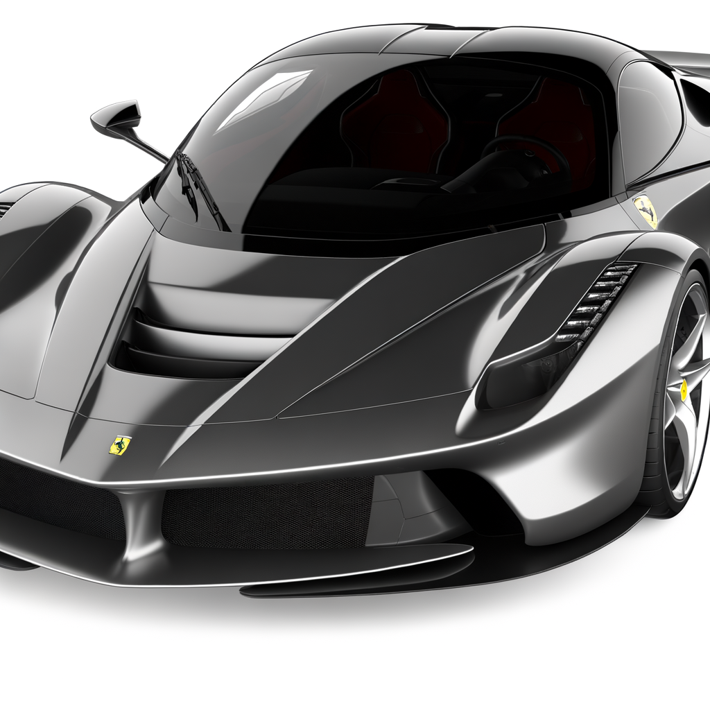 Ferrari supercar, sleek design, futuristic elegance.