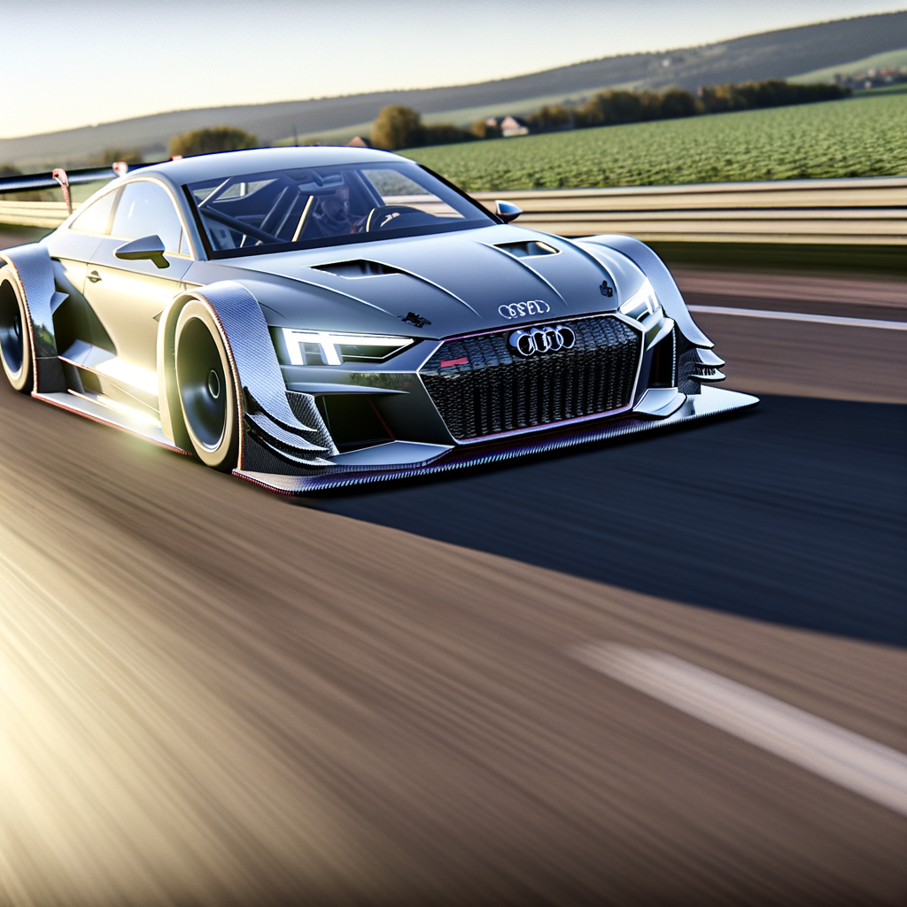 ABT-tuned Audi races with bespoke elegance.