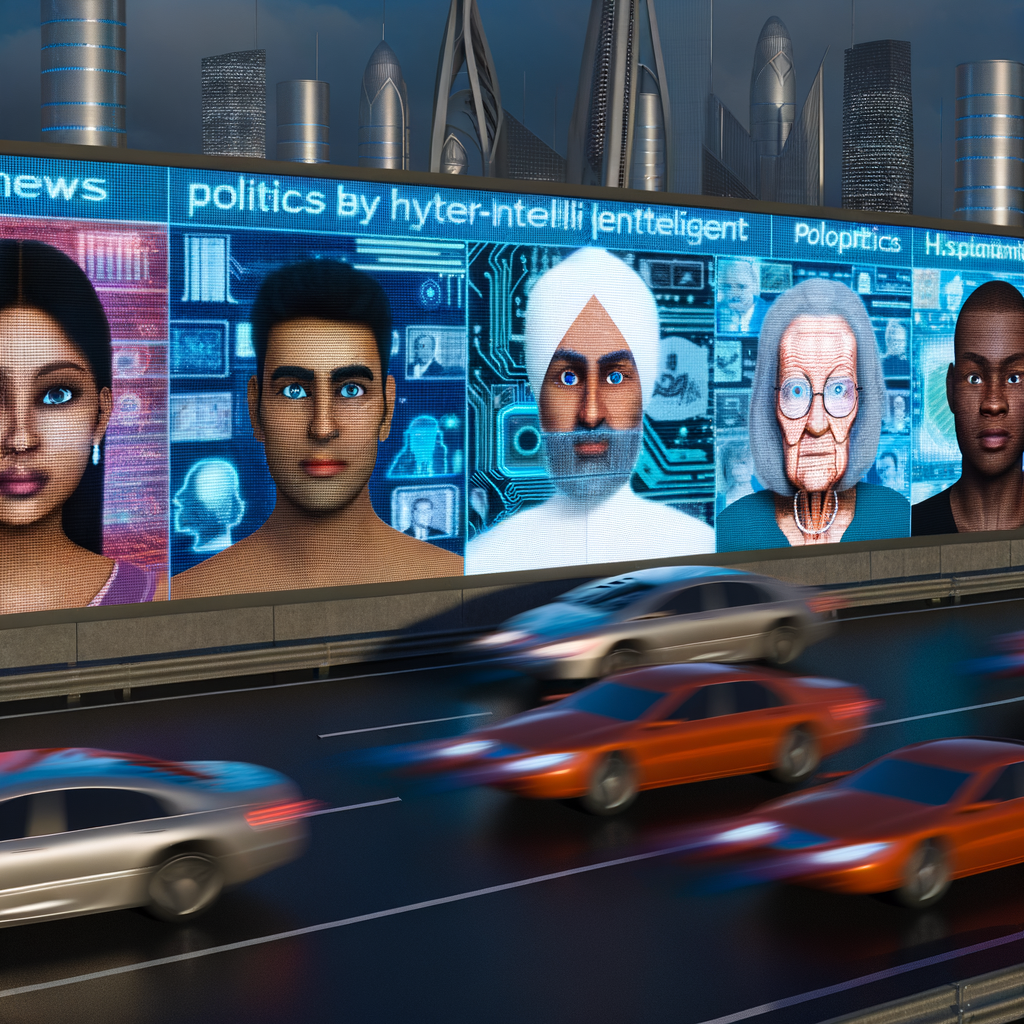 AI shapes future, news, politics, cars.