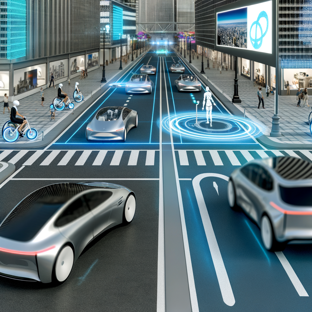 Electric cars and AI shaping future transportation.