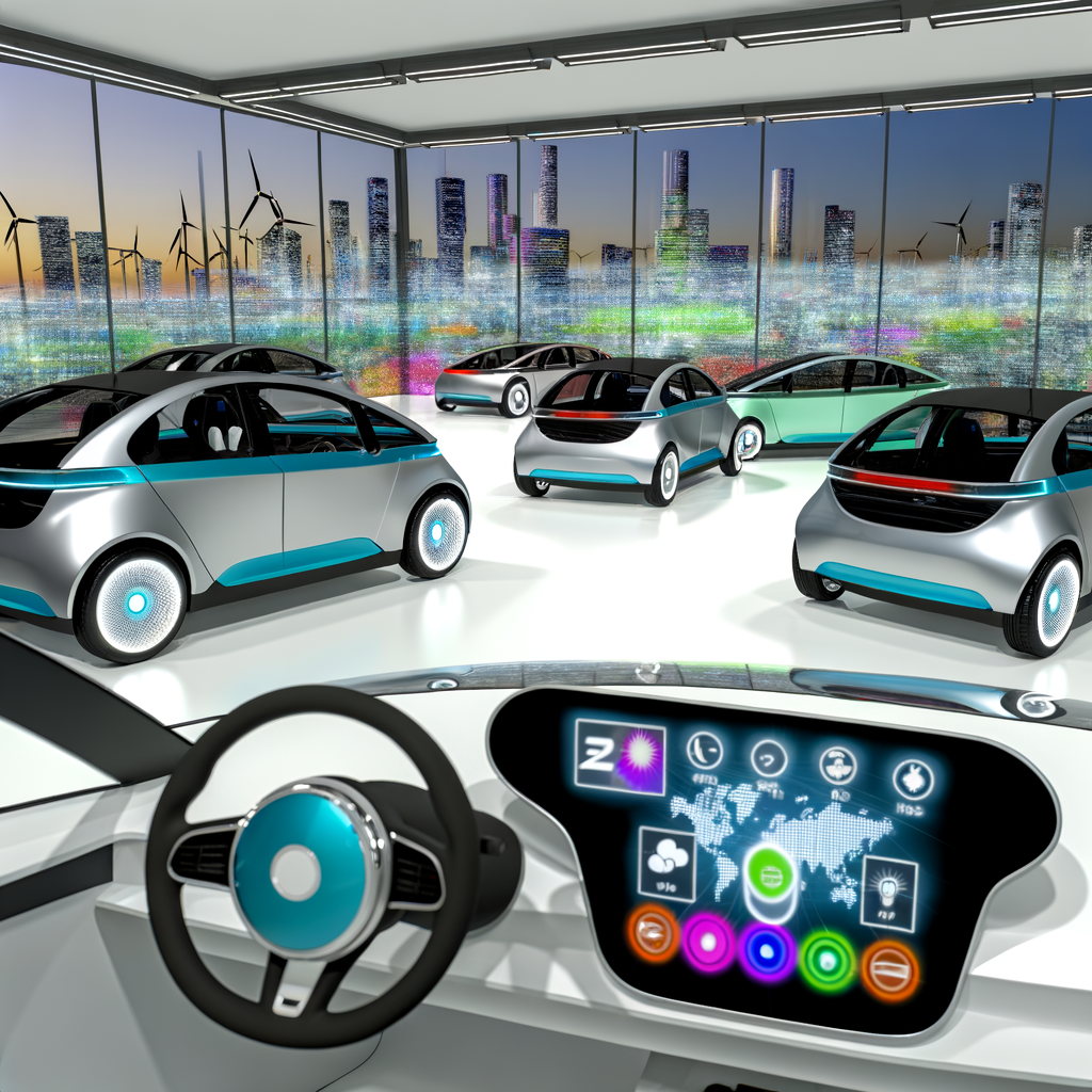 Electric cars and digital tech integration