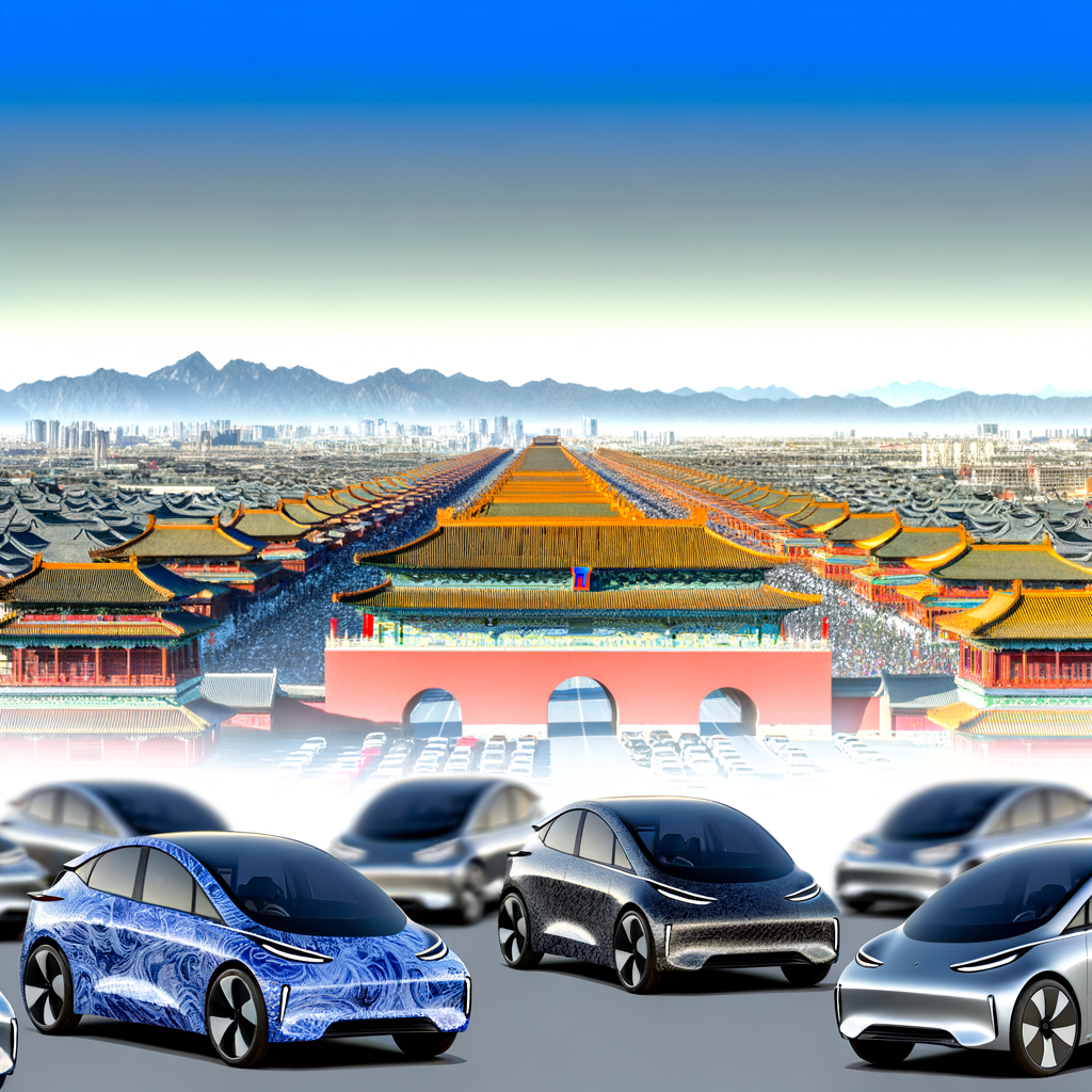 Electric cars converge on China's horizon.