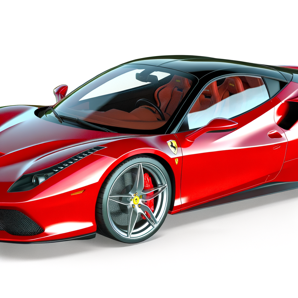 Ferrari supercar in stunning 4K detail.